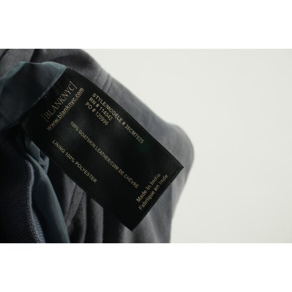 New $398 BLANKNYC Back In The Saddle Suede Leather Bomber Jacket Men's Medium - Picture 8 of 10